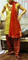 インド民族衣装／パンジャビドレス／アナールカリ