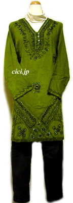 インドの民族衣装／クルティ／ストール