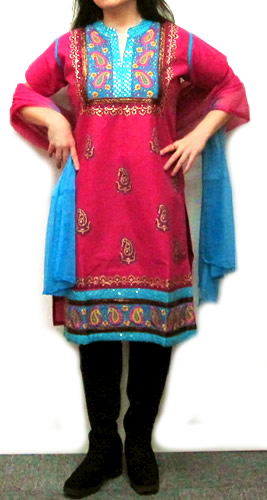 インドの民族衣装／パンジャビドレス／パンジャビスーツ／通販