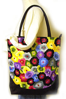 アジアン雑貨 ベトナム刺繍トートバッグ