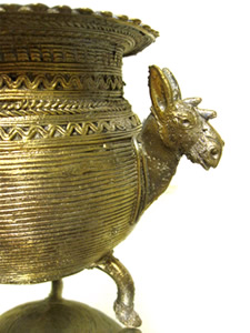 インド伝統工芸／真鍮製品／コンド族